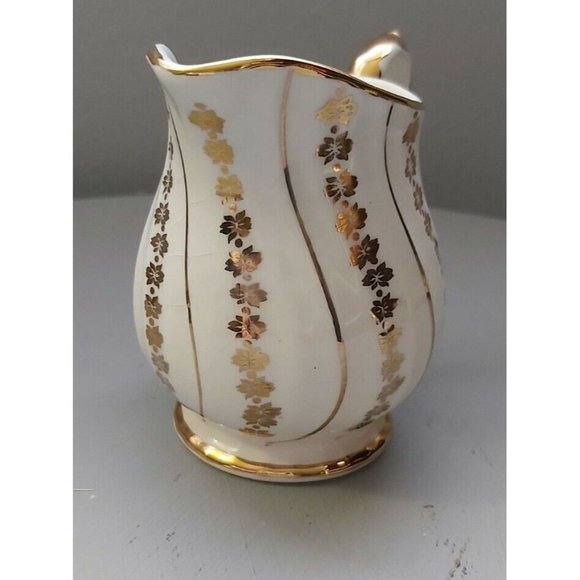 Vintage Sadler England Gold trim Sugar & Cream open sugar bowl, fine bone... - Picture 7 of 10